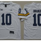 Youth Michigan Wolverines 10 Tom Brady College Football Jersey white