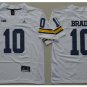 Youth Michigan Wolverines 10 Tom Brady College Football Jersey white