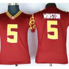 Youth Florida State Seminoles 5 Jameis Winston college Jersey red
