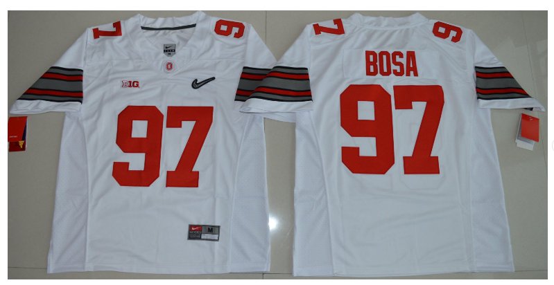 Youth Ohio State Buckeyes #97 Joey Bosa College Football jersey white