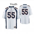 Youth Kid Broncos #55 Bradley Chubb jersey white