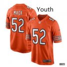 Youth Kid Chicago Bears 52 Khalil Mack jersey orange
