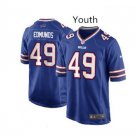 Youth Bills #34 Tremaine Edmunds jersey blue