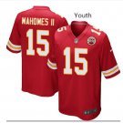 Youth KC Chiefs #15 Patrick Mahomes jersey red