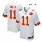 Youth KC Chiefs #11 Alex Smith game jersey white