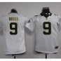 Youth New Orleans Saints #9 Drew Brees Stitched Football jersey white