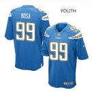 Youth kid Charges #99 Joey Bosa game jersey blue