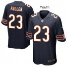 Youth kid chicago Bears #23 kyle fuller football jersey navy blue