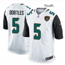 Youth kid Jacksonville Jaguars #5 Blake Bortles jersey white