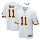 Youth Redsikns Alex Smith game jersey white