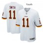 Youth Redsikns Alex Smith game jersey white