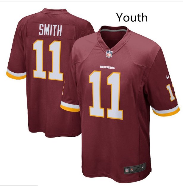 Youth Redsikns Alex Smith game jersey red