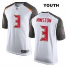 Youth kids Tampa Bay Buccaneers #3 Jameis Winston jersey white
