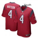 Youth kids Texans #4 Deshaun Watson Football jersey red
