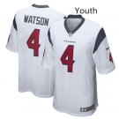 Youth kids Houston Texans #4 Deshaun Watson Football jersey white