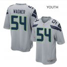 Youth Seattle Seahawks #54 Bobby Wagner stitched jersey gray