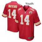 Youth KC chiefs #14 Sammy Watkins game jersey red