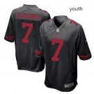 Youth kid San Francisco 49ers #7 Colin Kaepernick Football jersey black