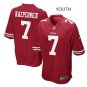 Youth kid San Francisco 49ers #7 Colin Kaepernick Football jersey red