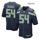 Youth Seattle Seahawks #54 Bobby Wagner stitched jersey navy blue