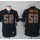 Youth Denver Broncos #58 Von Miller stitched jersey black