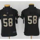 Youth Denver Broncos #58 Von Miller stitched jersey salute to service