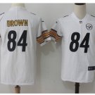 Youth kids Steelers #84 Antonio Brown Stitched jersey white