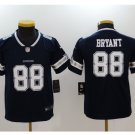 Youth kids Cowboys #88 Dez Bryant color rush jersey navy blue