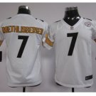 Youth Pittsburge Steelers #7 Roethlisberger jersey white