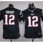 Youth Patriots 12 Tom Brady stitched jersey navy