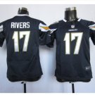 Youth Charges #17 Philip Rivers Football jersey kids