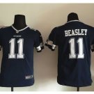 Youth Dallas Cowboys #11 Cole Beasley stitched Football jersey navy