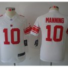 Youth New York Giants #10 Eli Manning Jersey white