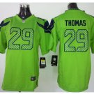 Youth Seattle Seahawks #29 Earl Thomas stitched Football jersey green