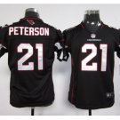 Youth Cardinals #21 Patrick Peterson Black Football jersey kids