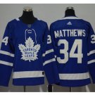 Men's Toronto Maple Leafs #34 Auston Matthews Ice Hockey Jersey blue