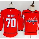 Youth Washiontal Capitals 70 Braden Holtby Hockey Jersey red