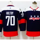 Youth Washiontal Capitals 70 Braden Holtby Hockey Jersey blue
