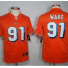 Youth Cameron Wake #91 Miami Dolphins Jersey Stitched