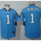 Youth Carolina Panthers #1 Cam Newton jersey kid