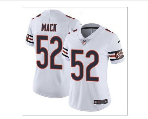 Women's Khalil Mack chicago bears jersey white