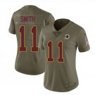 Women's KC Chiefs #11 Alex Smith salute to service jersey olive