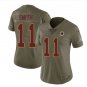 Women's KC Chiefs #11 Alex Smith salute to service jersey olive