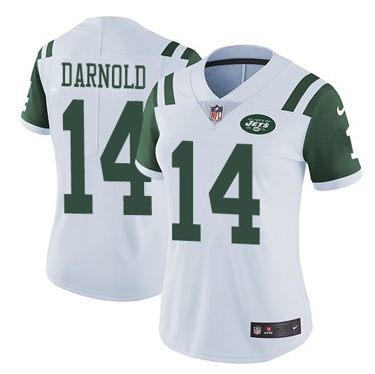 Women's Jets #14 Sam Darnold color rush jerseys white