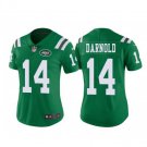 Women's Jets #14 Sam Darnold green jersey color rush jerseys