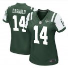 Women's Jets #14 Sam Darnold stitched jersey green