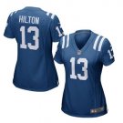 Women Indianapolis Colts #13 T Y Hilton Football jersey blue