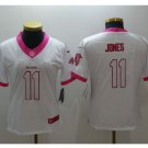 Women's Atlanta Falcons #11 Julio Jones white fashion jersey