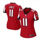 Women's Atlanta Falcons #11 Julio Jones game football jersey red