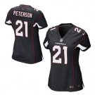 Women's Arizona Cardinals #21 Patrick Peterson Black Game Jersey